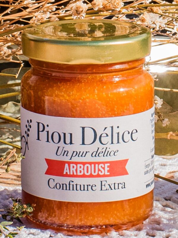 confiture baies sauvages arbouse